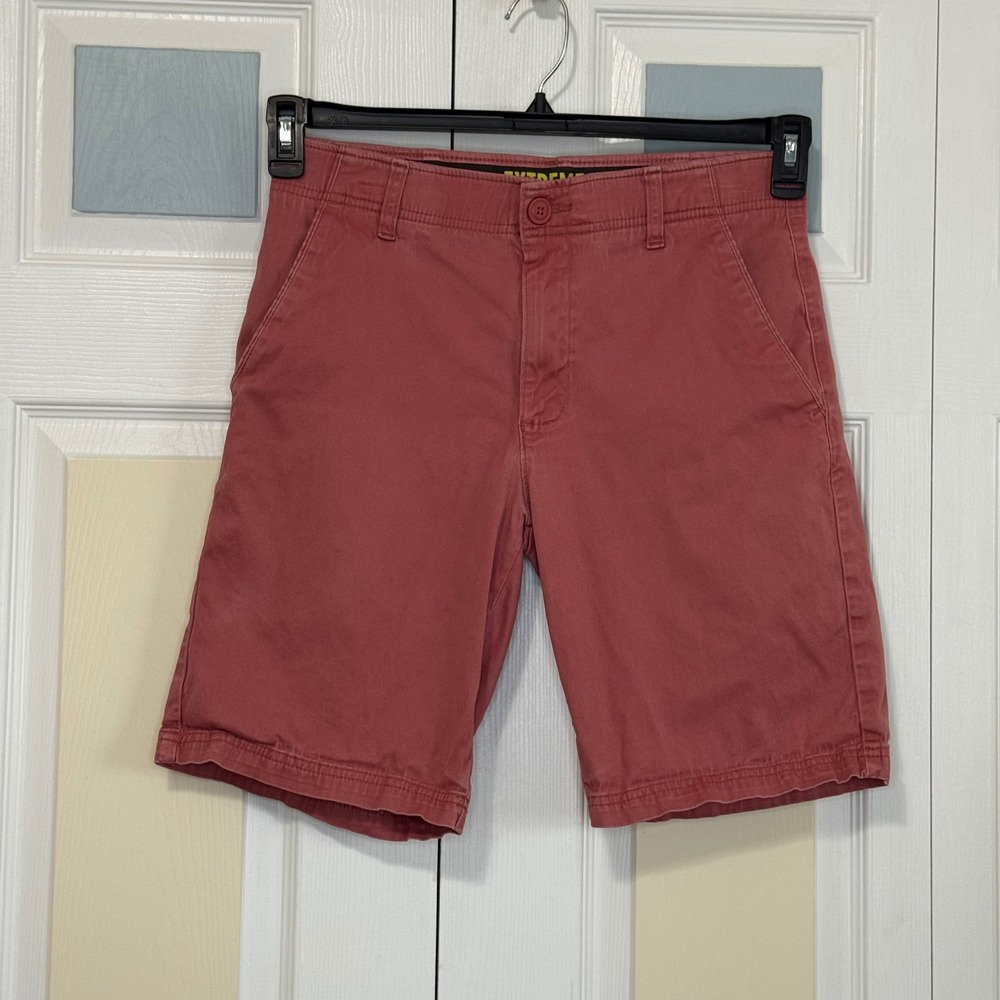 Lee Extreme Comfort Mens Chino Shorts Red Performance Series Size 30 LMCH24801